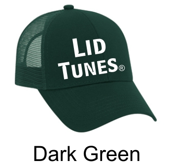 Lid Tunes Mesh Back Dark Green Cap